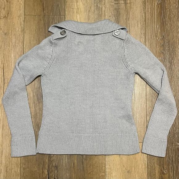 Fenn Wright Manson Double Breasted Shawl Collar Cardigan Sweater Gray S Wool - Picture 4 of 6